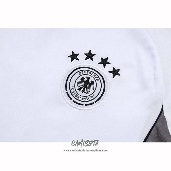 Chandal del Alemania 2025-2026 Manga Corta Blanco - Pantalon Corto